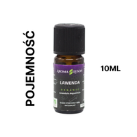 Olejek eteryczny lawendowy BIO Aroma Łysoń – pojemność 10 ml, naturalny olejek 100% z certyfikatem BIO.