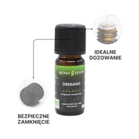 Olejek eteryczny z oregano BIO Aroma Łysoń – bezpieczne zamknięcie i idealne dozowanie kropli