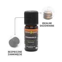 Olejek eteryczny z pomarańczy BIO Aroma Łysoń – bezpieczne zamknięcie i idealne dozowanie kropli